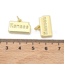 Messing Anhänger & Charms&nbsp;KK-D229-22O-G