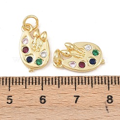 Латунные микро проложить кубического циркония подвески&nbsp;KK-G544-27G