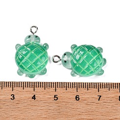 Подвески из непрозрачной смолы с градиентным цветом и светящейся текстурой RESI-S011-01B