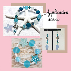 275 шт. 15 вида прозрачных и матовых стеклянных бусин GLAA-AR0001-47