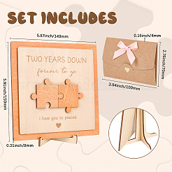 1 набор подарков на 2-ю годовщину для парня и девушки&nbsp;DJEW-SP0001-07C