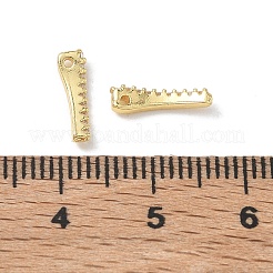 Messing micro pave klar zirkonia charme&nbsp;CU-CBA9FFD-01G-B
