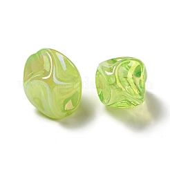 УФ-покрытие радужными переливающимися акриловыми бусинами&nbsp;PACR-M002-07F