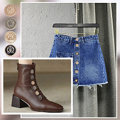 14 комплект из 7-х видов пряжек для шнурков из сплава FIND-OC0013-27