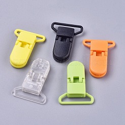 Umweltfreundliche PC-Schnullerclips aus Kunststoff&nbsp;AJEW-K010-01