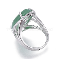 Регулируемые натуральные и синтетические кольца для драгоценных камней RJEW-I068-C-1