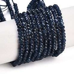Chapelets de perles de jade blanche naturelle&nbsp;G-Z069-01S