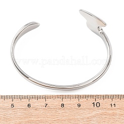 Браслеты-манжеты из хирургической нержавеющей стали 316&nbsp;BJEW-C142-08P