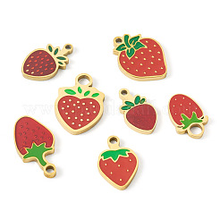 7 шт. 7 стиля эмалевых подвесок из нержавеющей стали 304&nbsp;STAS-TA0003-27