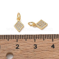 Messing micro pave klar zirkonia charme&nbsp;CU-CBA746B-04G
