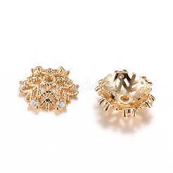 Латунные причудливые шапочки для бус&nbsp;LS-KK-R037-88KC