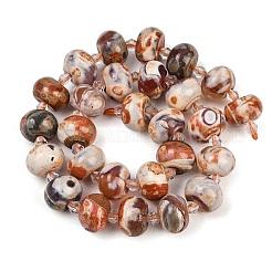 Природные пожары треск агат бисер нитей&nbsp;G-K393-D01-10x14