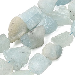 Природные Аквамарин бисер нитей&nbsp;G-S386-C18