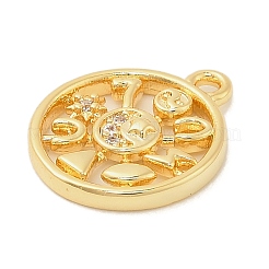 Латунные микро проложить кубического циркония подвески&nbsp;LS-KK-I380-20G