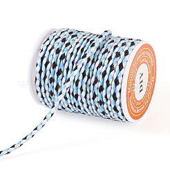 1 рулон трехцветного поликоттонового шнура с металлическим покрытием&nbsp;OCOR-TA0002-42B