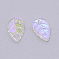 Светящиеся бусины лэмпворк ручной работы с просверленным золотым песком LAMP-CJC0004-36