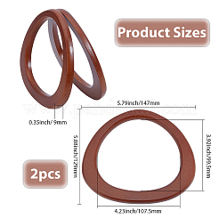 Manche en plastique imitation bois&nbsp;PURS-WH20002-04A