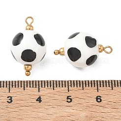 Handgemachte Porzellan-Anhänger&nbsp;STAS-Q119-30G-02