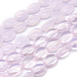 Opalite Beads Strands, Oval, 9.5x7.5~8x3.5mm, Hole: 0.8mm, about 41pcs/strand, 15.35 inch(39cm)