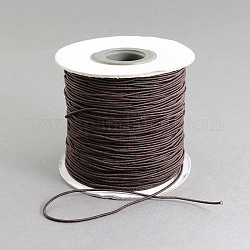 Tondo corda elastica, con nylon e gomma all'interno, marrone noce di cocco, 1.5mm, circa 49.21 iarde (45 m)/rotolo