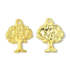 Il pendente di lega stile tibetano,  cadmio& piombo libero, albero, oro, 22x17x2mm, Foro: 2 mm