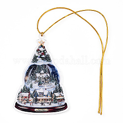 Акриловое украшение с подвеской на елку, для рождественской вечеринки или автомобильного отражателя, подвесные украшения, красочный, 182 мм