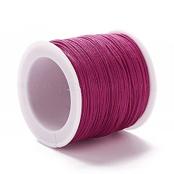 Плетеной нейлоновой нити, DIY материал для изготовления ювелирных изделий, камелия, 0.8 мм, 100 ярдов / рулон