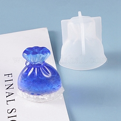 Stampi in silicone 3d lucky bag, stampi per colata di resina, per resina uv, creazione di gioielli in resina epossidica, bianco, 53x50x27mm