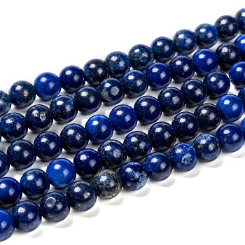 Synthetic Hematite Electroplated Blue 5x8mm Moon Beads - 8 inch strand