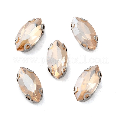 Конский глаз пришить стразами RGLA-L028-08G-03-1