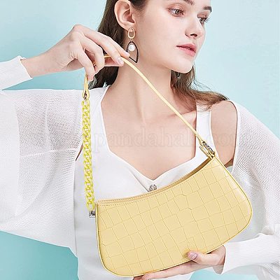 7 прядь 7-х цветных непрозрачных акриловых цепочек ручной работы AJEW-PH0002-76-1