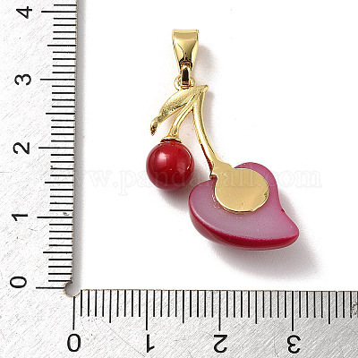 Подвески латуни cmолы&nbsp;KK-D383-01G-02-1