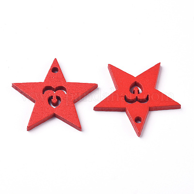 Кулоны из натурального тополя&nbsp;LS-WOOD-D010-11A-1