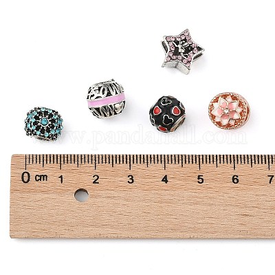 Сплавочные европейские бусины X-MPDL-S066-045-1