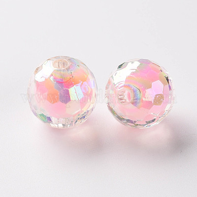 Perles en acrylique transparente&nbsp;TACR-S152-14B-A01-1
