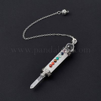 Биолокационные маятники из натурального кристалла кварца G-F733-01B-1