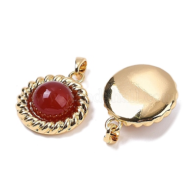 Латунь с подвесками из драгоценных камней KK-Q030-27C-G-1