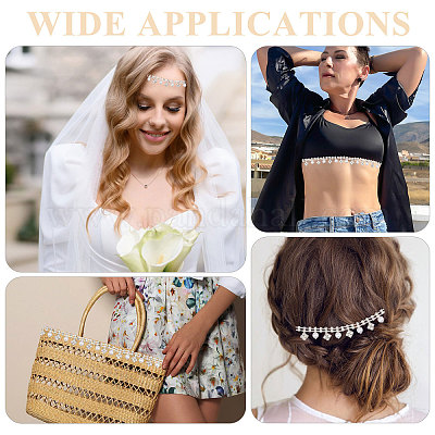 Железо горный хрусталь чашка цепи&nbsp;DIY-GL0005-70-1