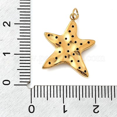 Подвески из нержавеющей стали 304 со стразами STAS-B093-31G-03-1