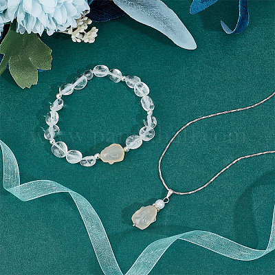 2 шт. Бусины из натурального агата G-OC0005-60-1