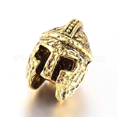 Бусы в тибетском стиле из сплава для гладиаторского шлема X-PALLOY-E378-03AG-1