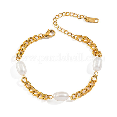 Браслеты из натурального пресноводного жемчуга PR3665-1