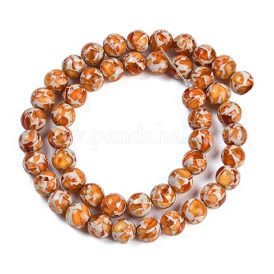 Синтетические нити янтарных бус G-M199-A02-03-1