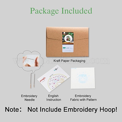 Цветочный узор набор для вышивания своими руками DIY-P077-122-1