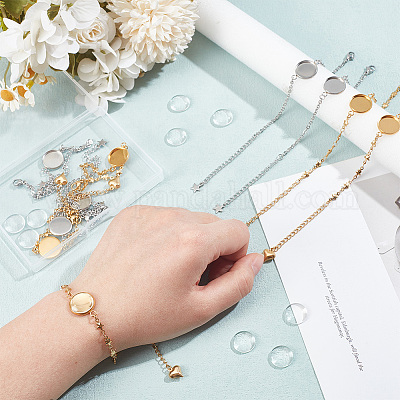 Набор для изготовления браслета из звеньев купола своими руками DIY-NB0010-47A-1