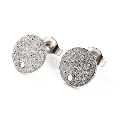 Фурнитура для сережек-гвоздиков из нержавеющей стали марки 304 STAS-O144-01B-P-1