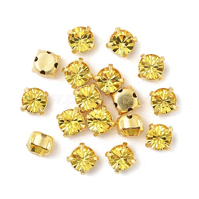 Preciosa® maxima crystal в пришивной чашке X-PRC-SS16-10020-G-1