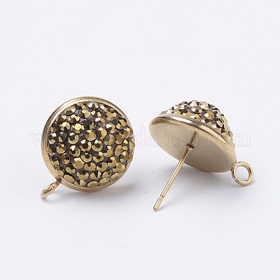 Серьги-гвоздики из полимерной глины EJEW-S198-02-1