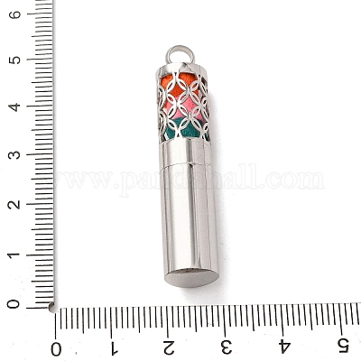 Подвески для открывающихся флаконов духов из нержавеющей стали 304 STAS-D097-12P-01-1