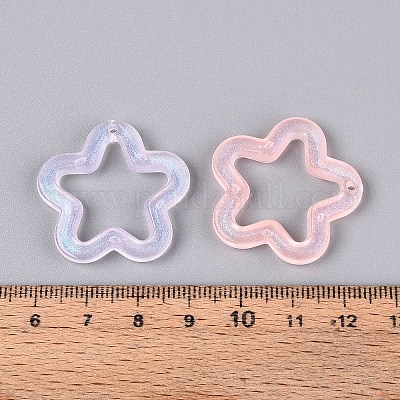 Прозрачные светящиеся акриловые подвески TACR-T007-12-1